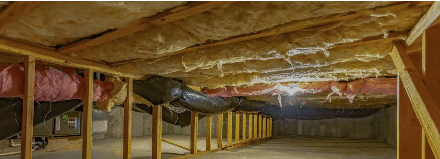 crawlspace protected from mold